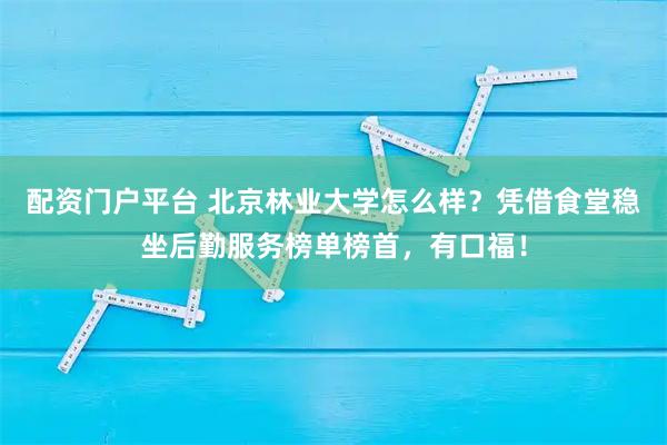 配资门户平台 北京林业大学怎么样？凭借食堂稳坐后勤服务榜单榜首，有口福！